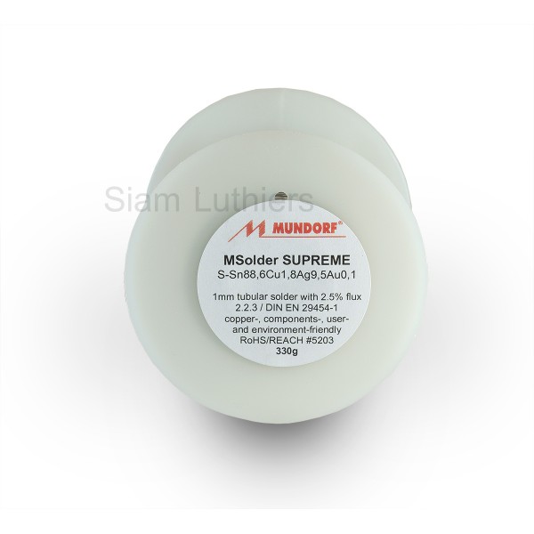 ลวดตะกั่วบัดกรี Mundorf MSolder Supreme SilverGold ราคาต่อเมตร